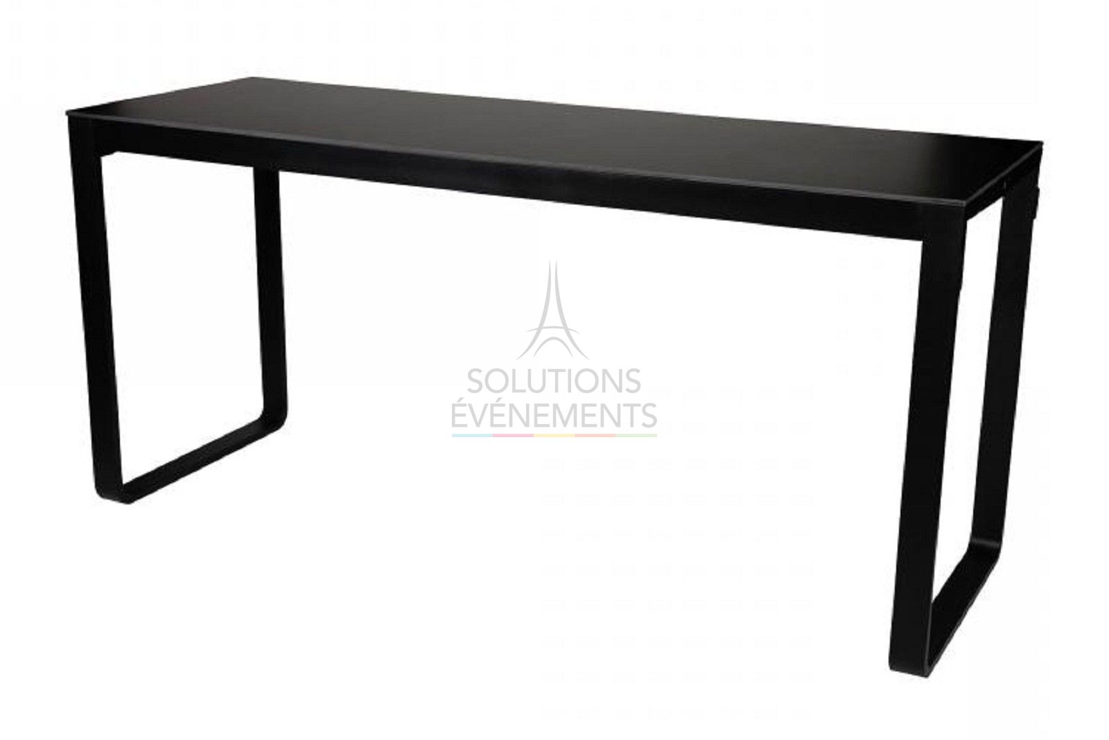 Location de table design Flow Grande noir