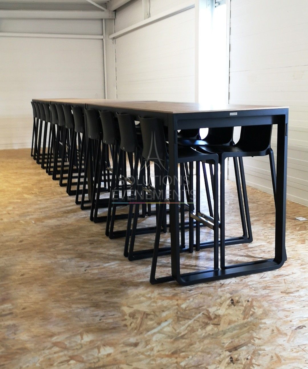 Flow high table - White top - Visual 3