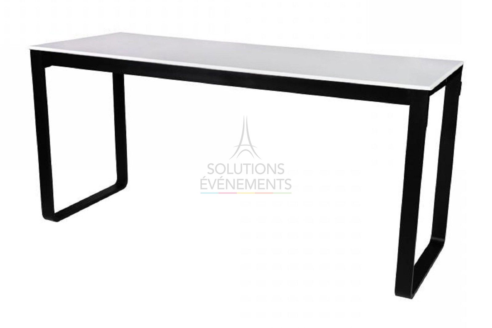 Flow high table - White top - Visual 1
