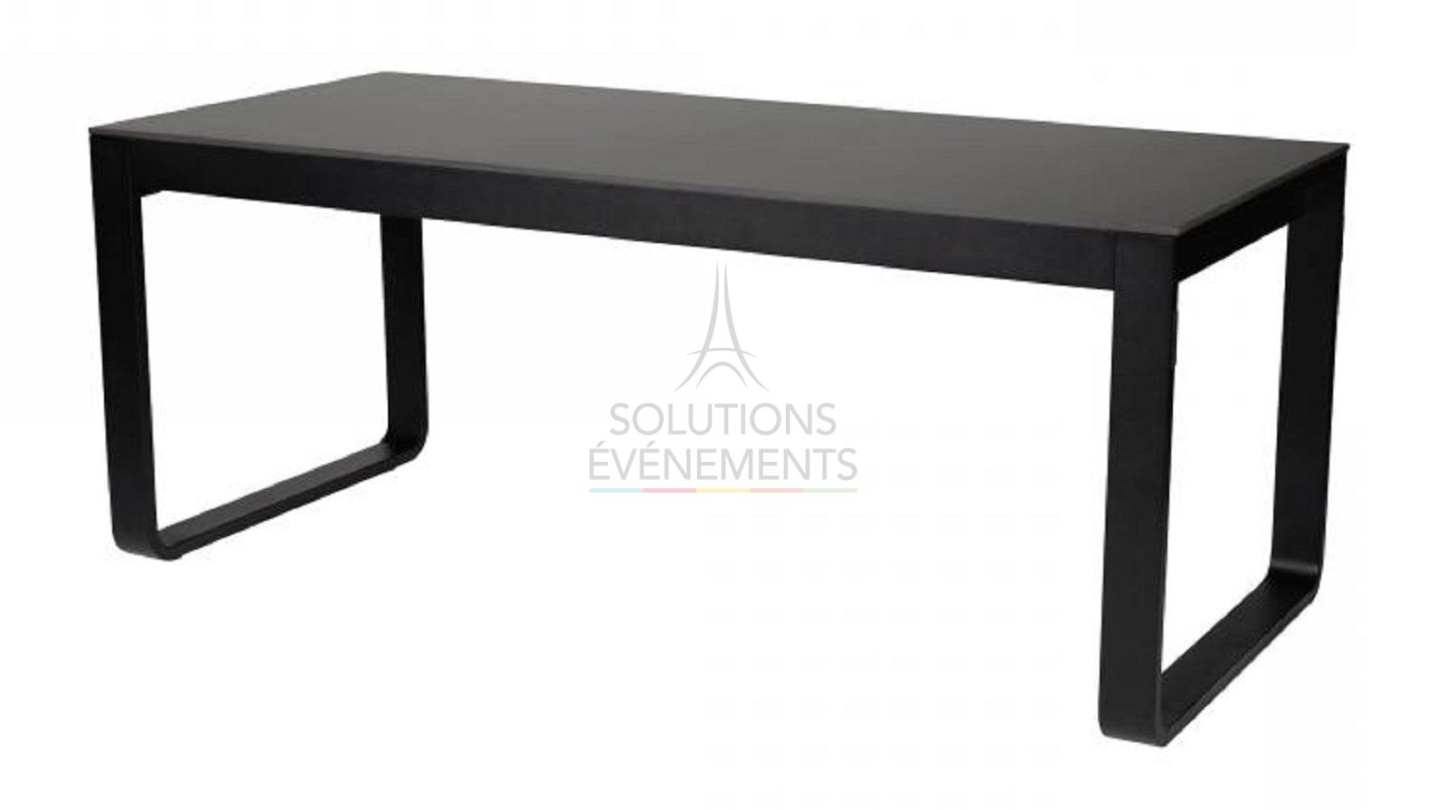 Flow table 180cm - black top - Visual 1