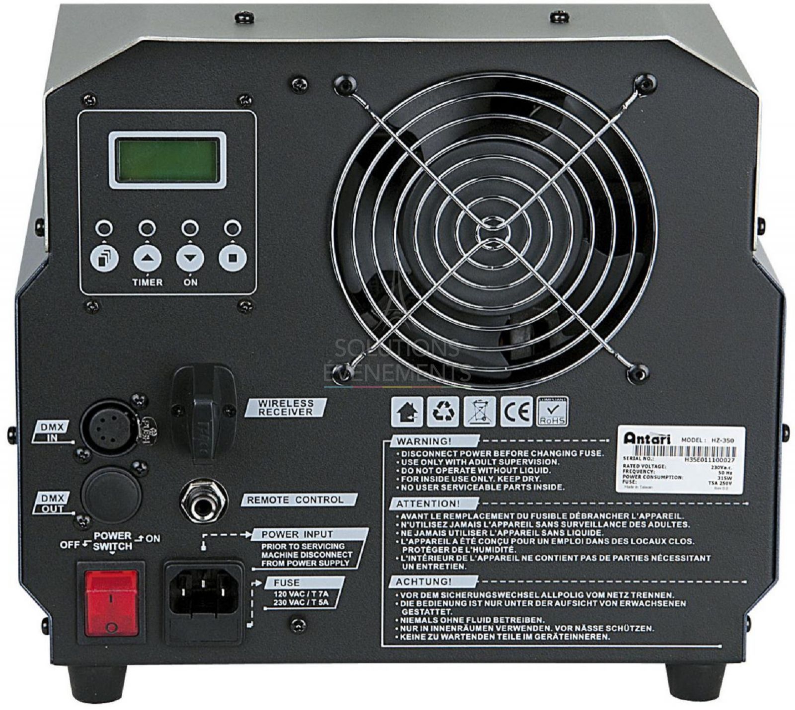 Fog machine - Antari - HZ350 - Visual 2