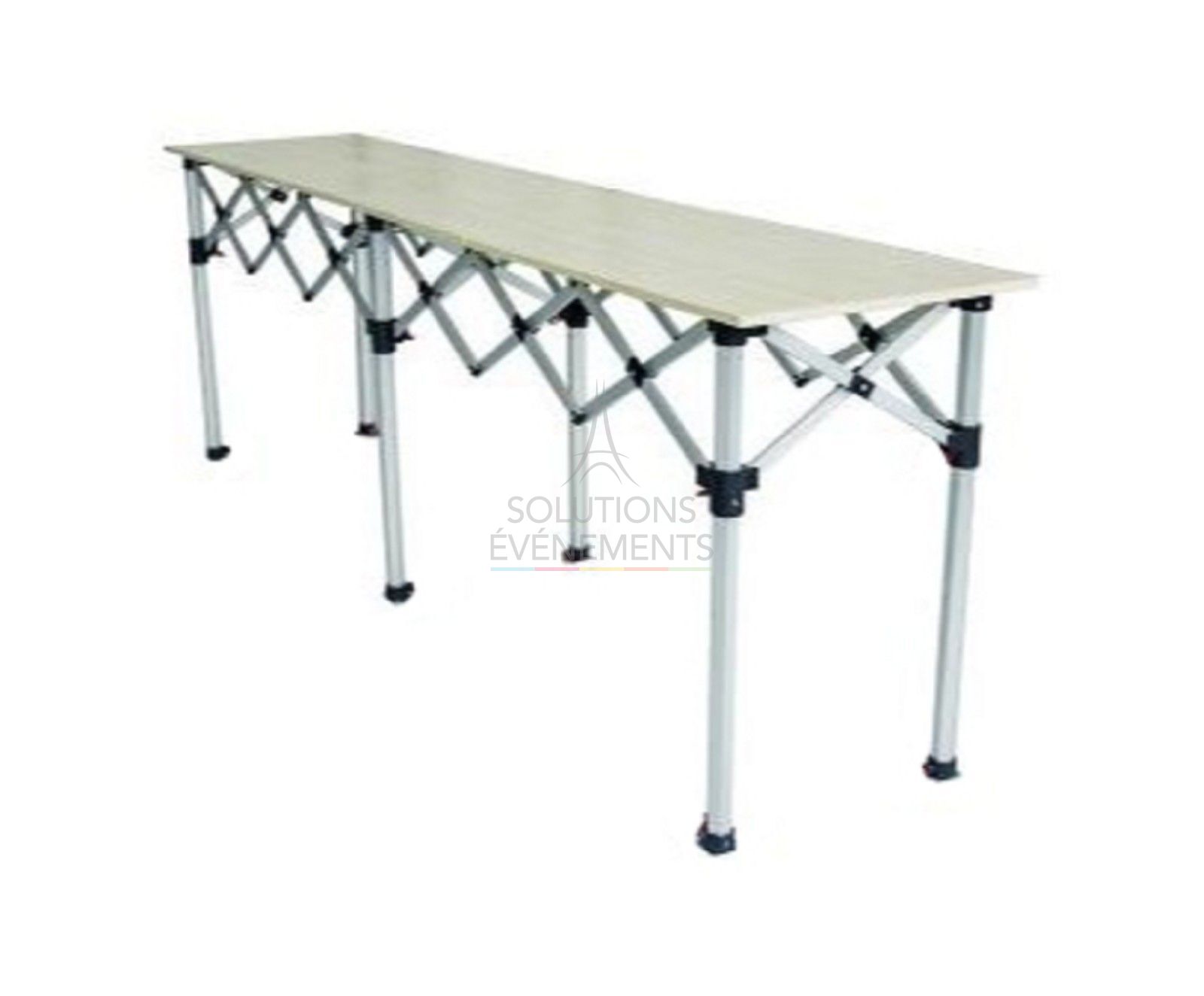 Folding table rental for the front side of your tents and marquees
