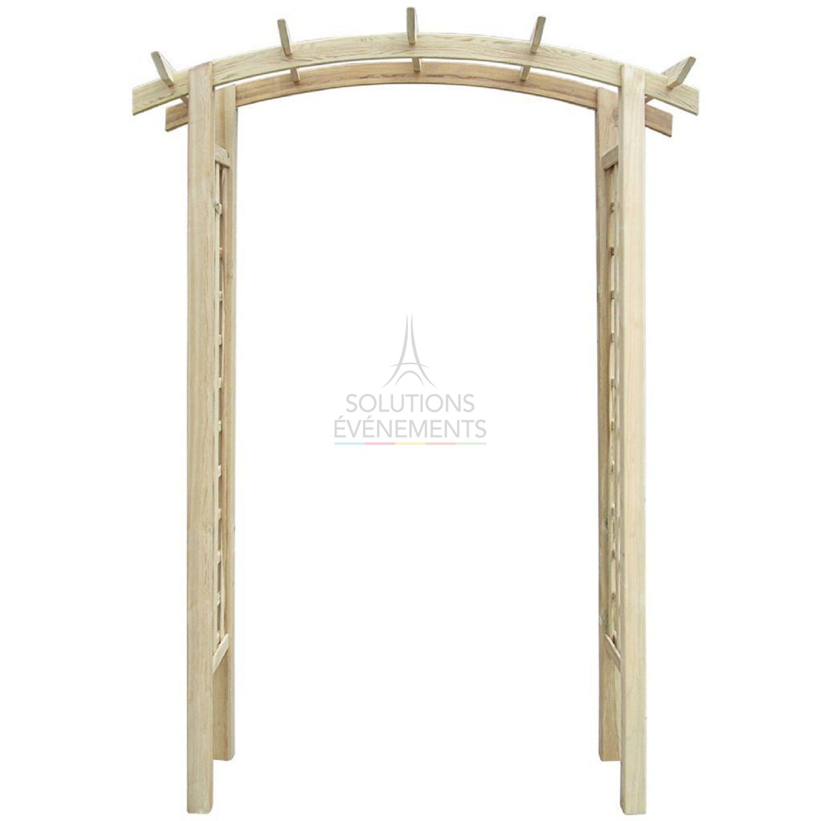 Double arch pergola rental