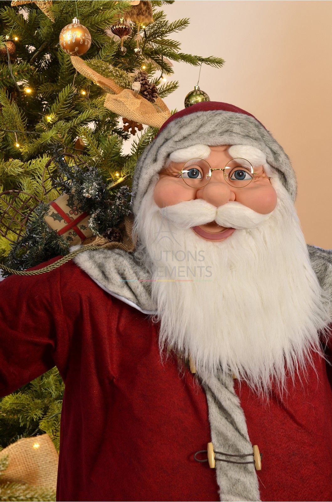 Giant Santa Claus H180cm - Visual 2