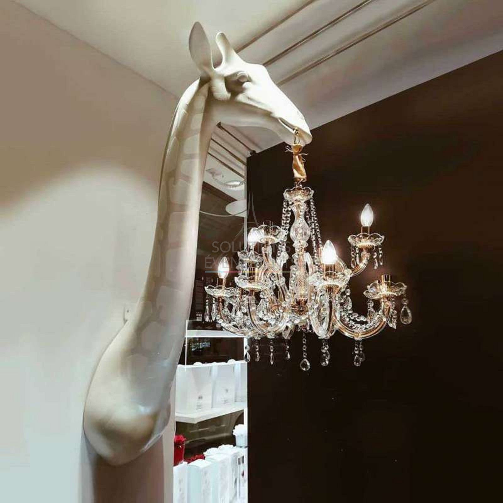 Giraffe in love lamp - Visual 3