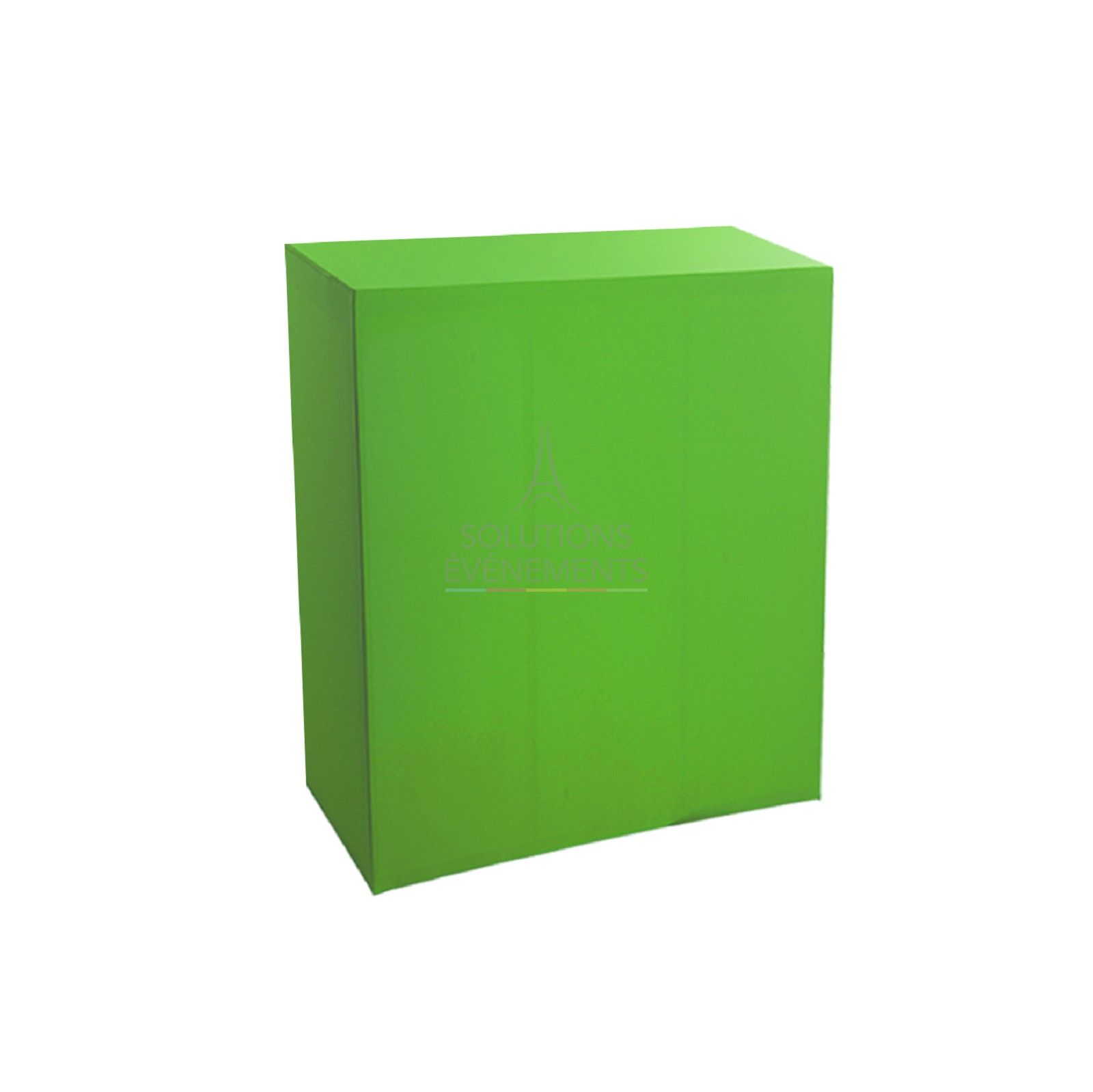 Green quarter buffet cover 94x45x110 - Visual 1