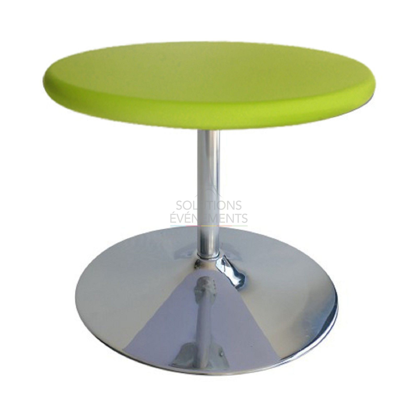 Green Top Cover for Standing Dining Table diam 68-90cm - Visual 2