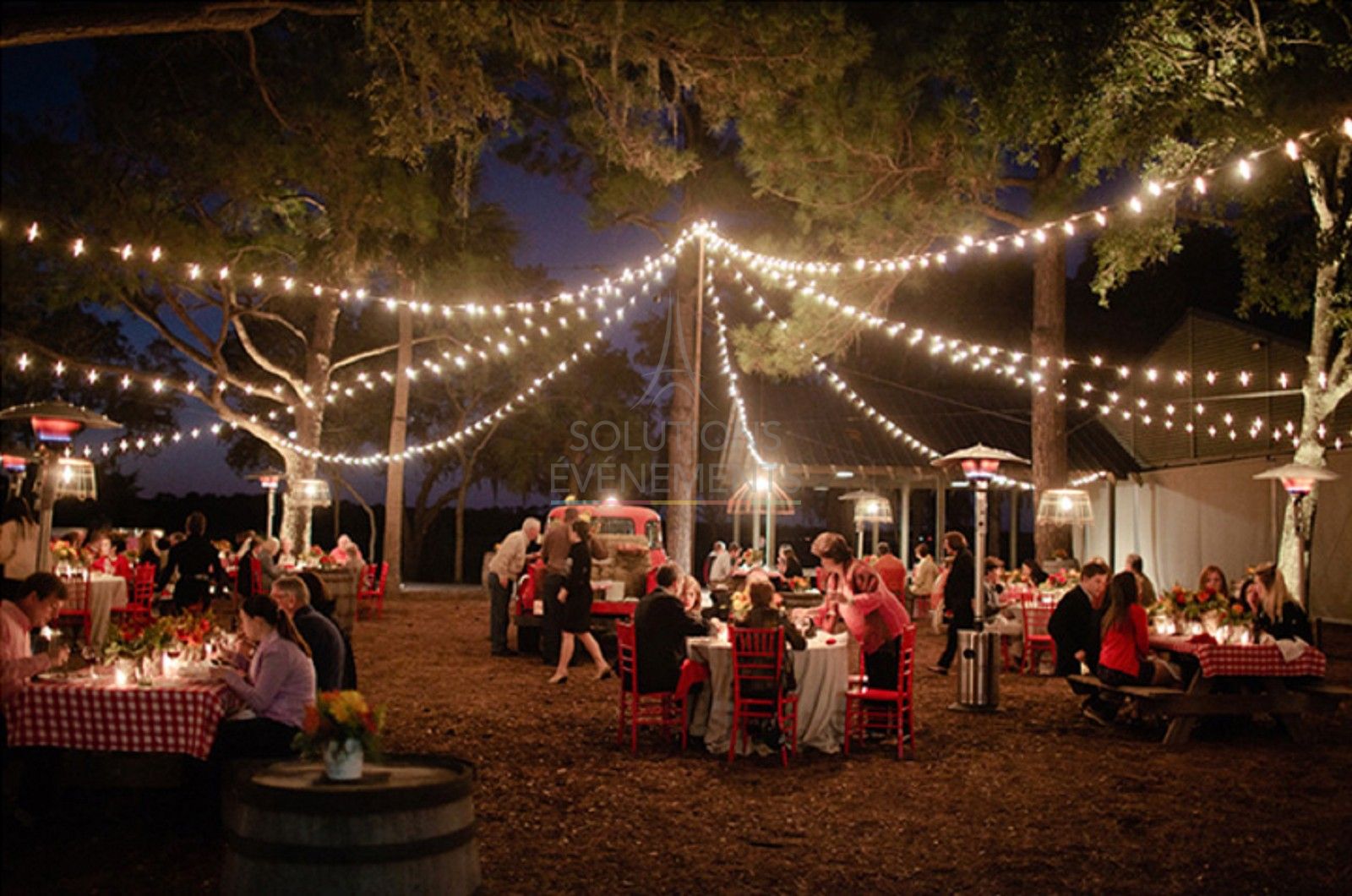 Guirlande lumineuse Guinguette - Blanc froid - Visuel 2