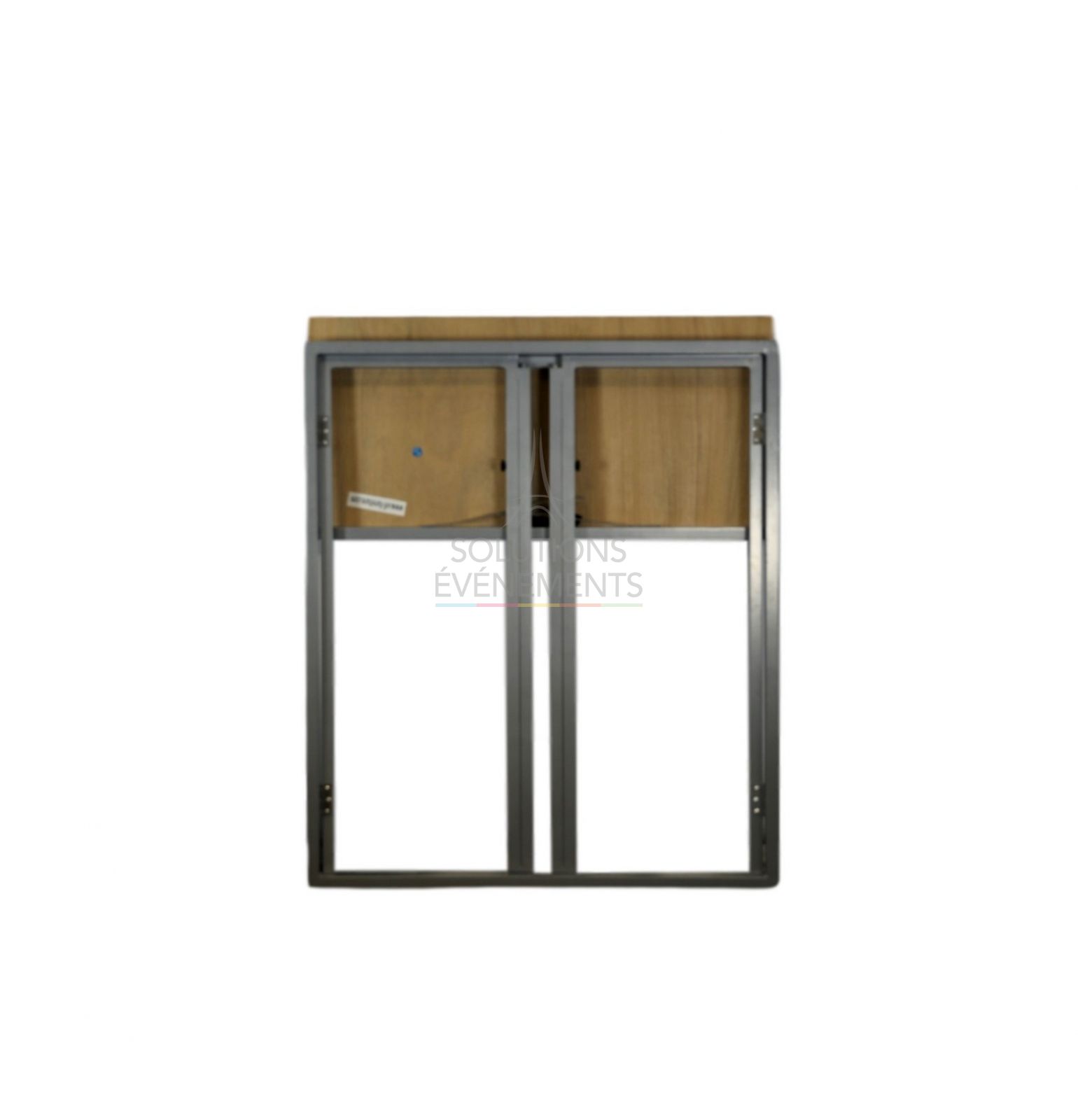 Half folding sideboard Blue - Visual 3