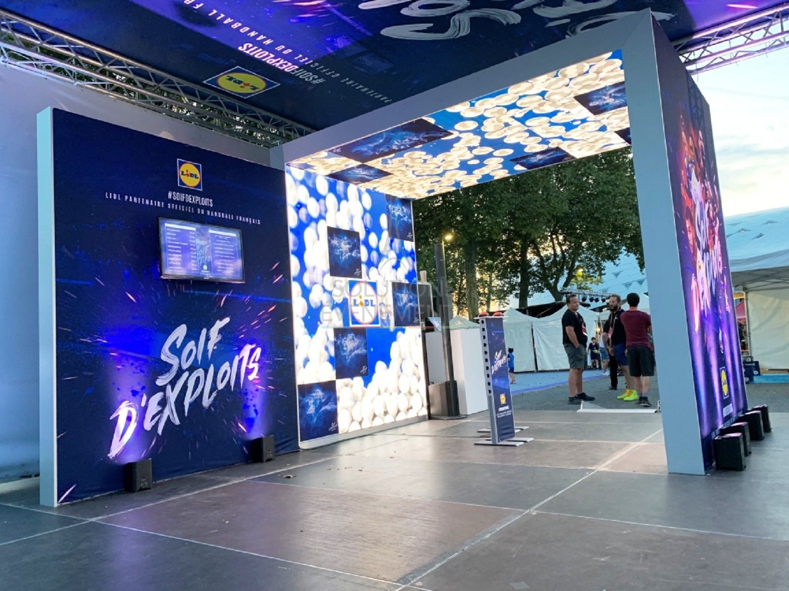 HI LED 55 pitch 2.8 Led wall - Visual 4