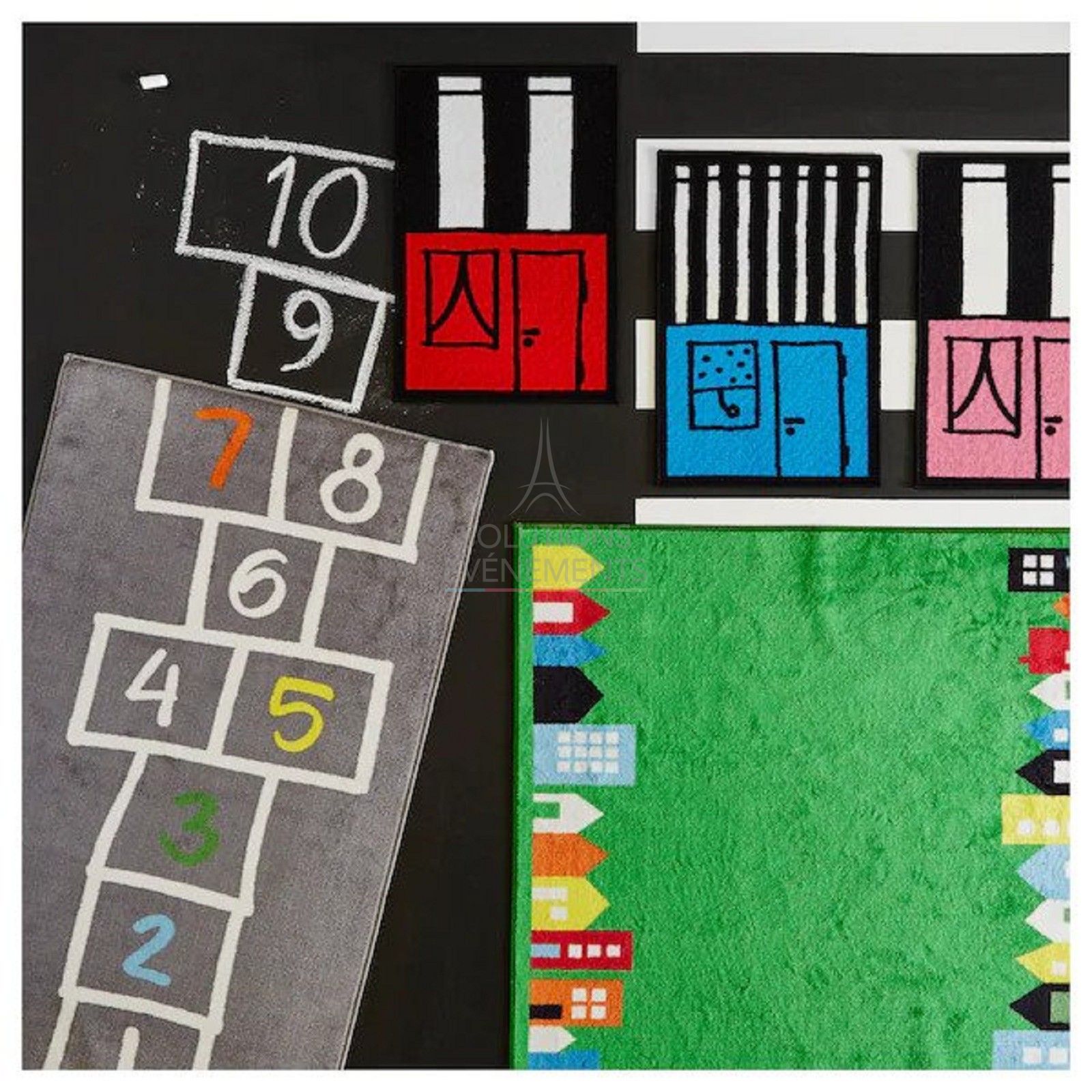 Hopscotch children's play mat - Visual 3