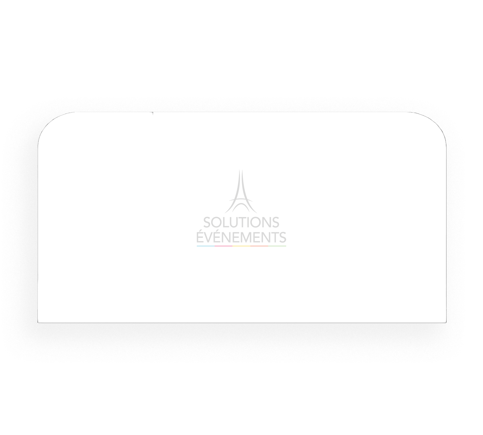 Housse blanche barrière Vauban - Visuel 1