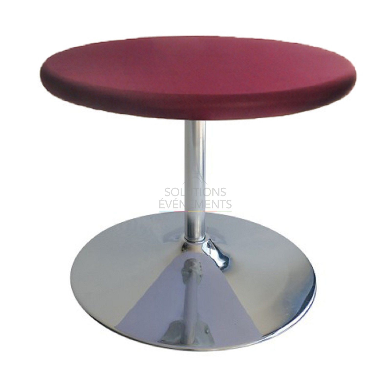 Housse Top bordeaux pour Mange Debout diam 70-75cm - Visuel 2