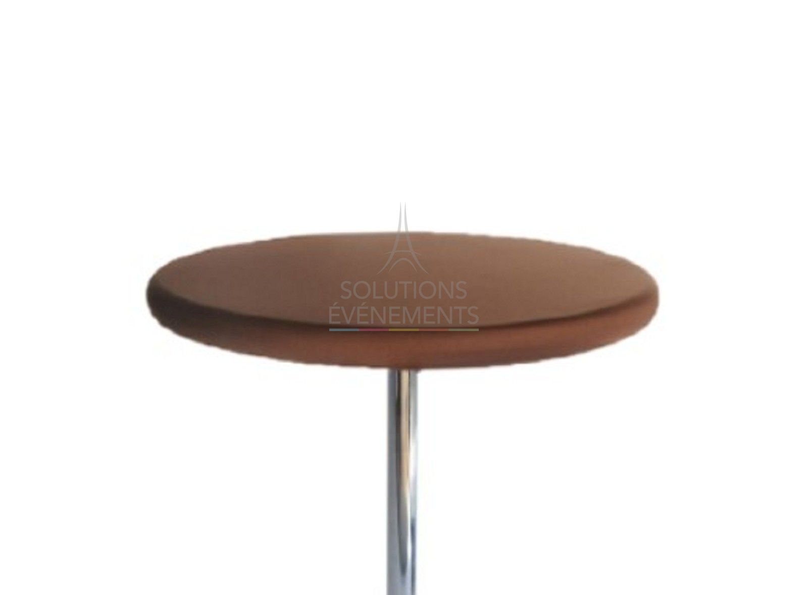 Housse Top chocolat pour Mange Debout diam 70-75cm - Visuel 1