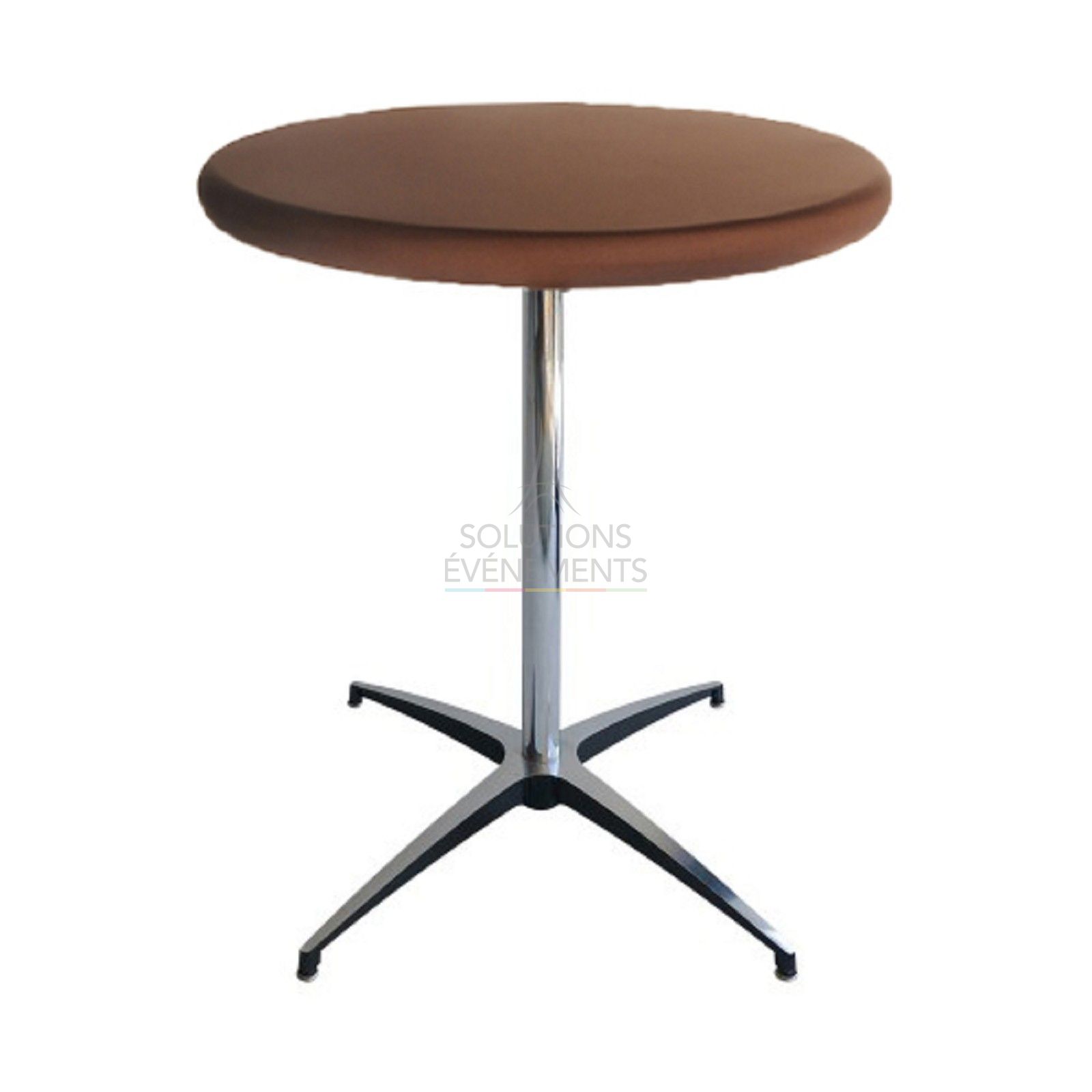 Housse Top chocolat pour Mange Debout diam 70-75cm - Visuel 3