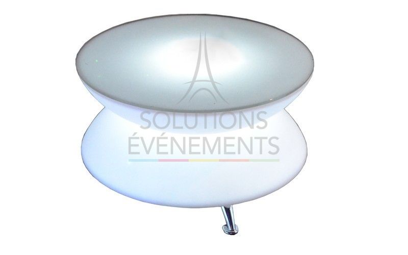 LED light coffee table rental