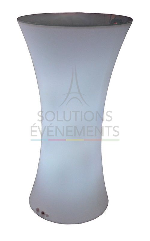Rental of luminous standing table