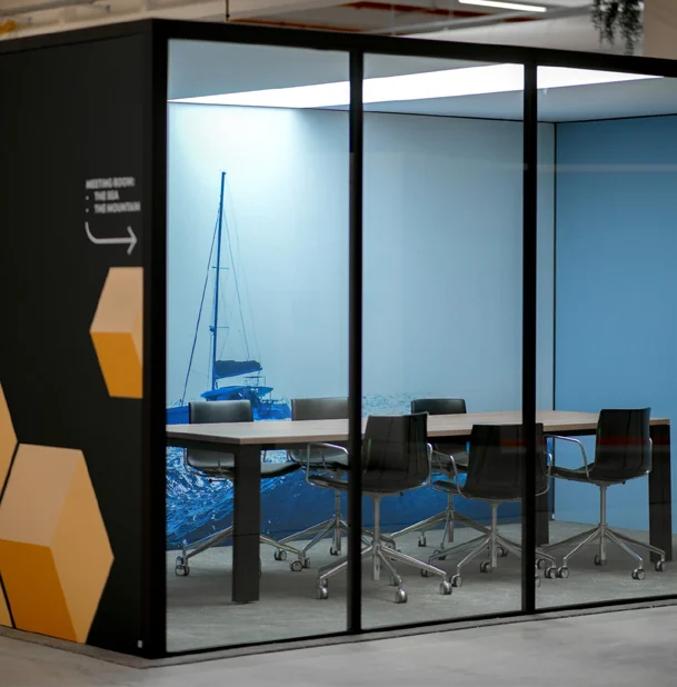 Salle de réunion modulaire