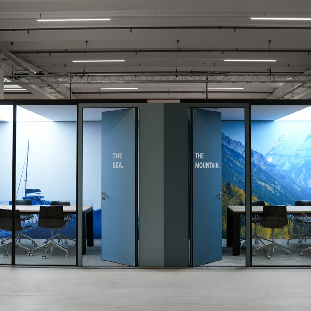 Bureaux modulaires vitrés