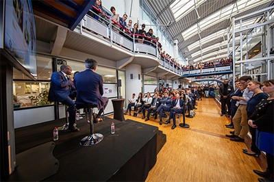Événement clé en main pour le discours du prix Nobel par Solutions Événements