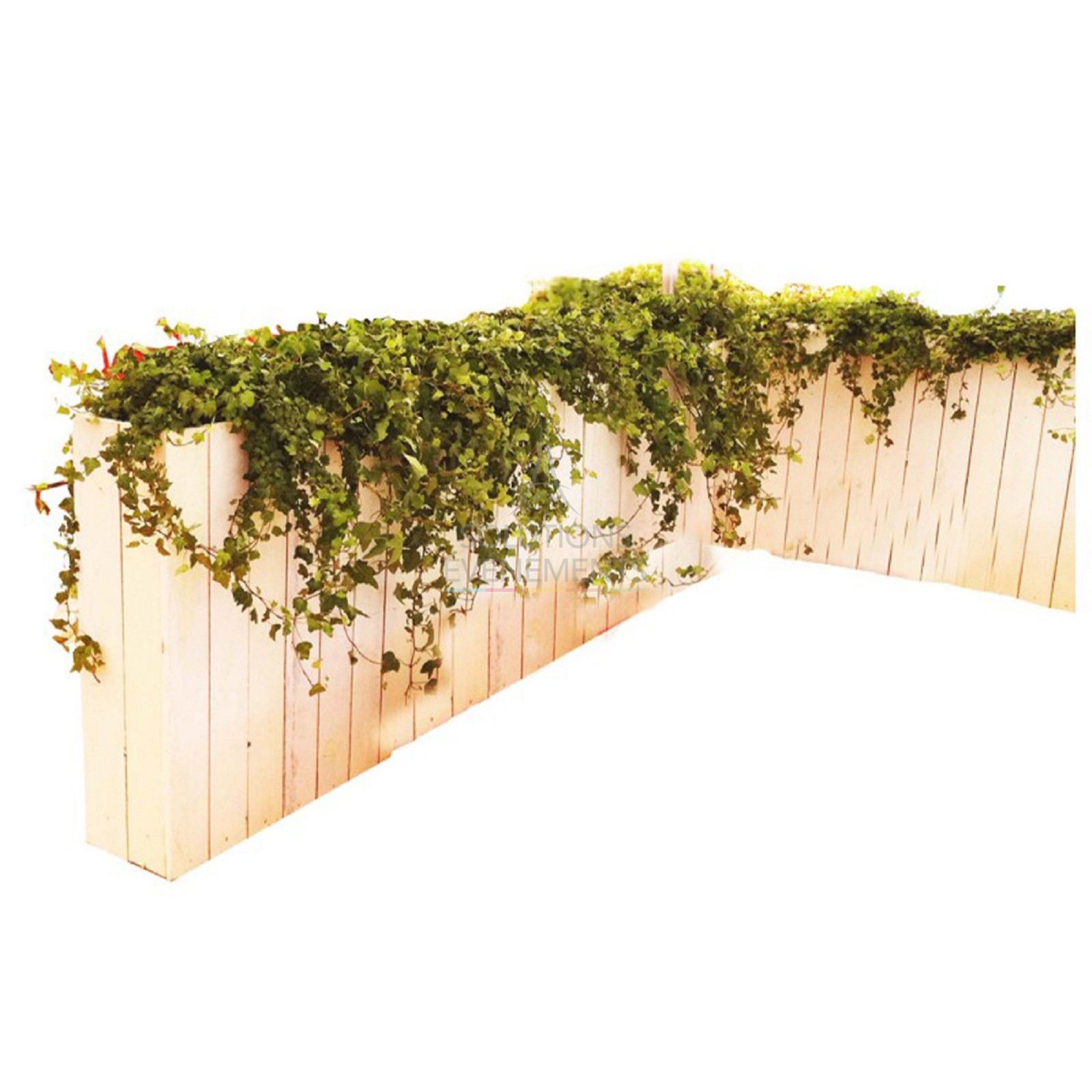 Recycled pallet wood planter rental