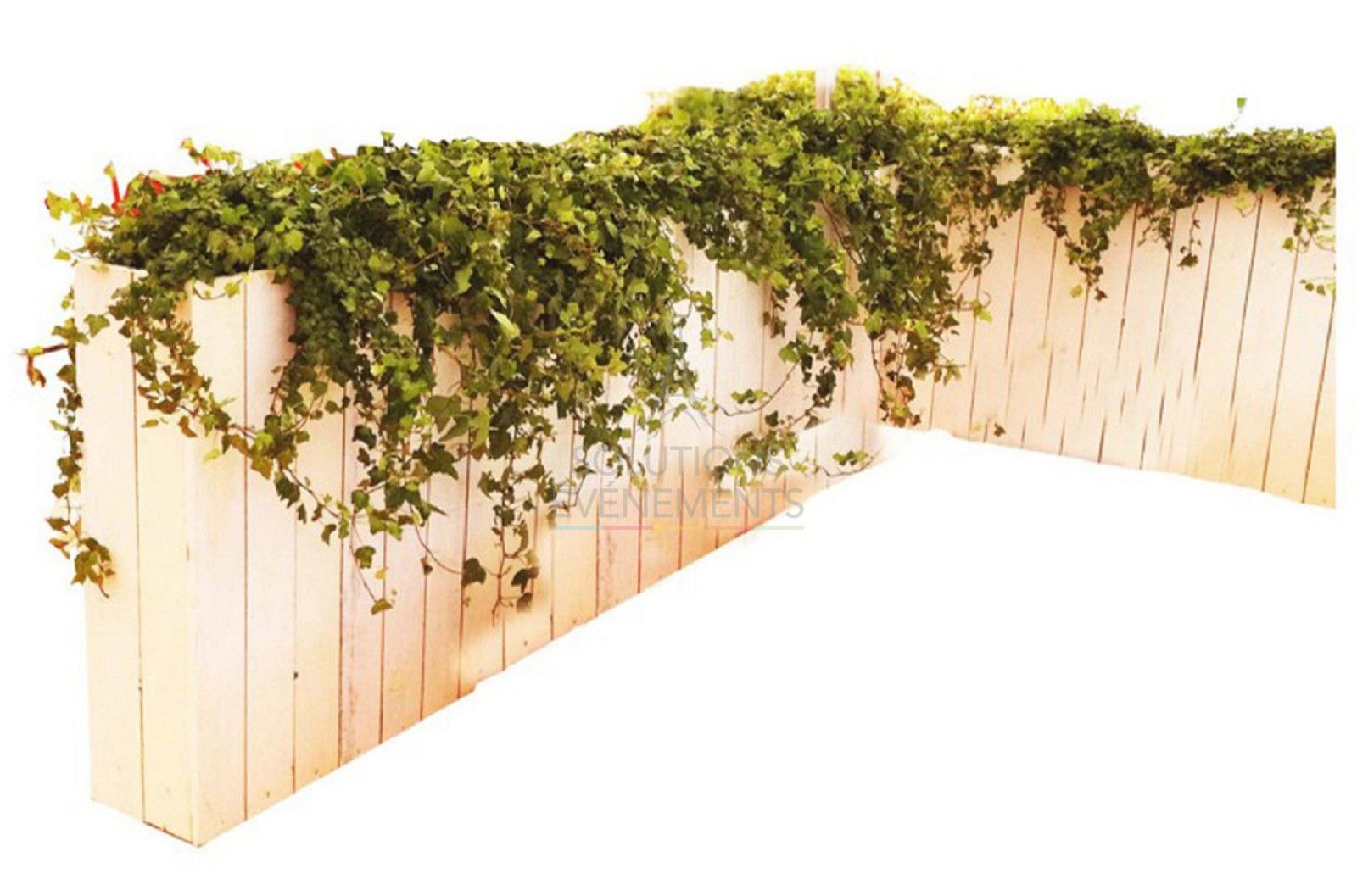 Recycled pallet wood planter rental