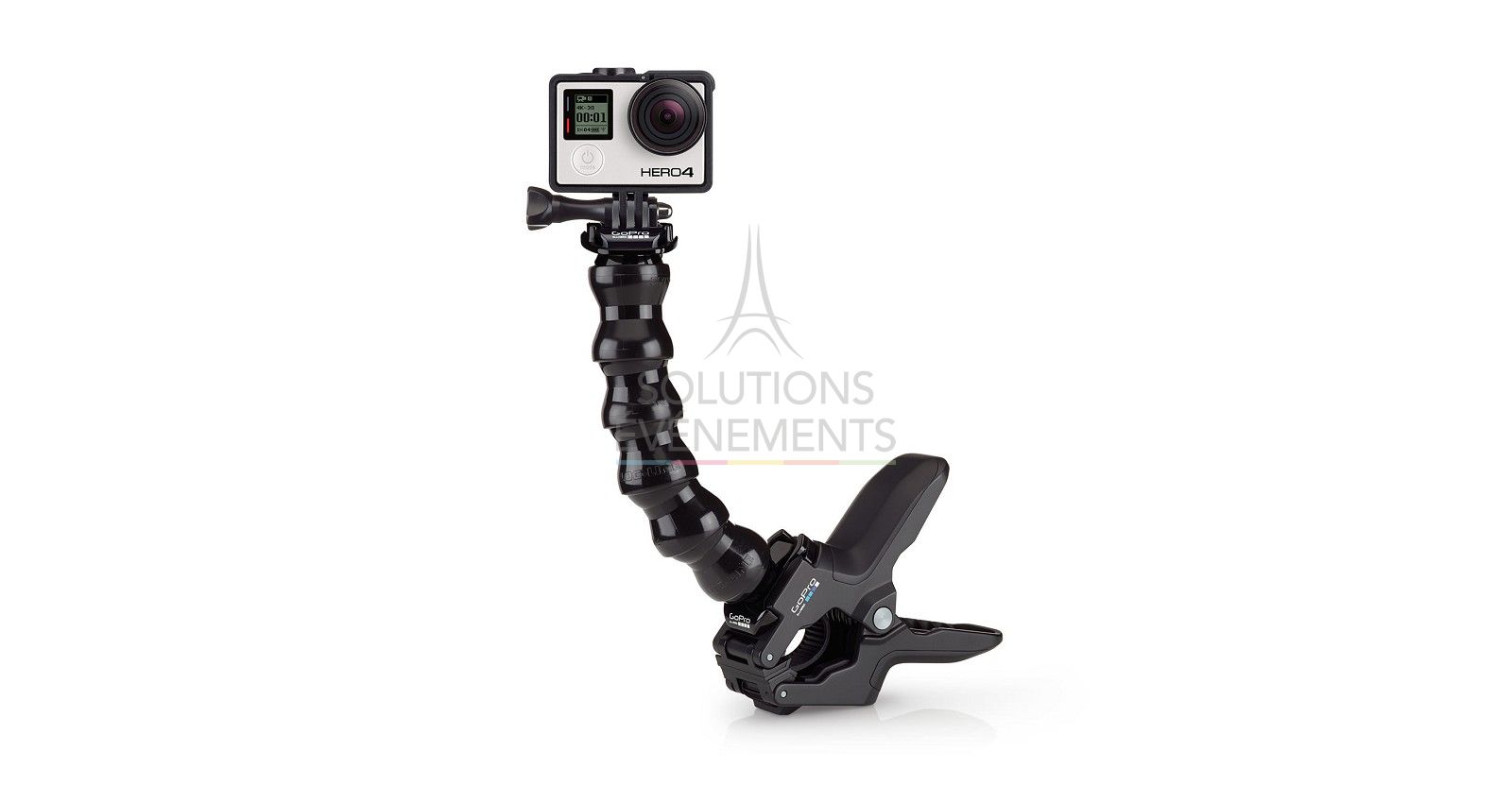Rental of flexible mounting arm with jaw for GOPRO HERO4