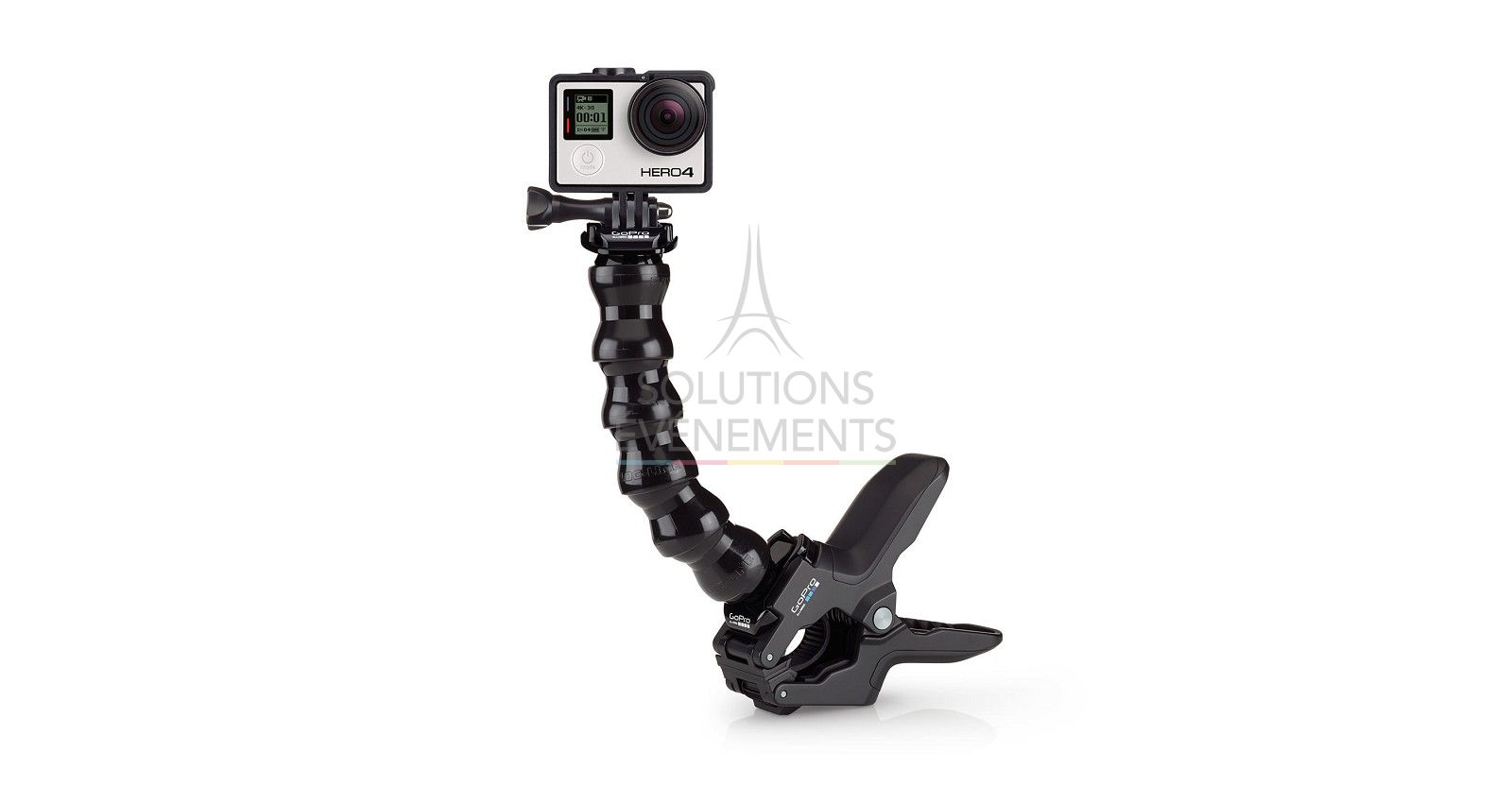 Location de bras fixation flexible avec machoir pour GOPRO HERO4