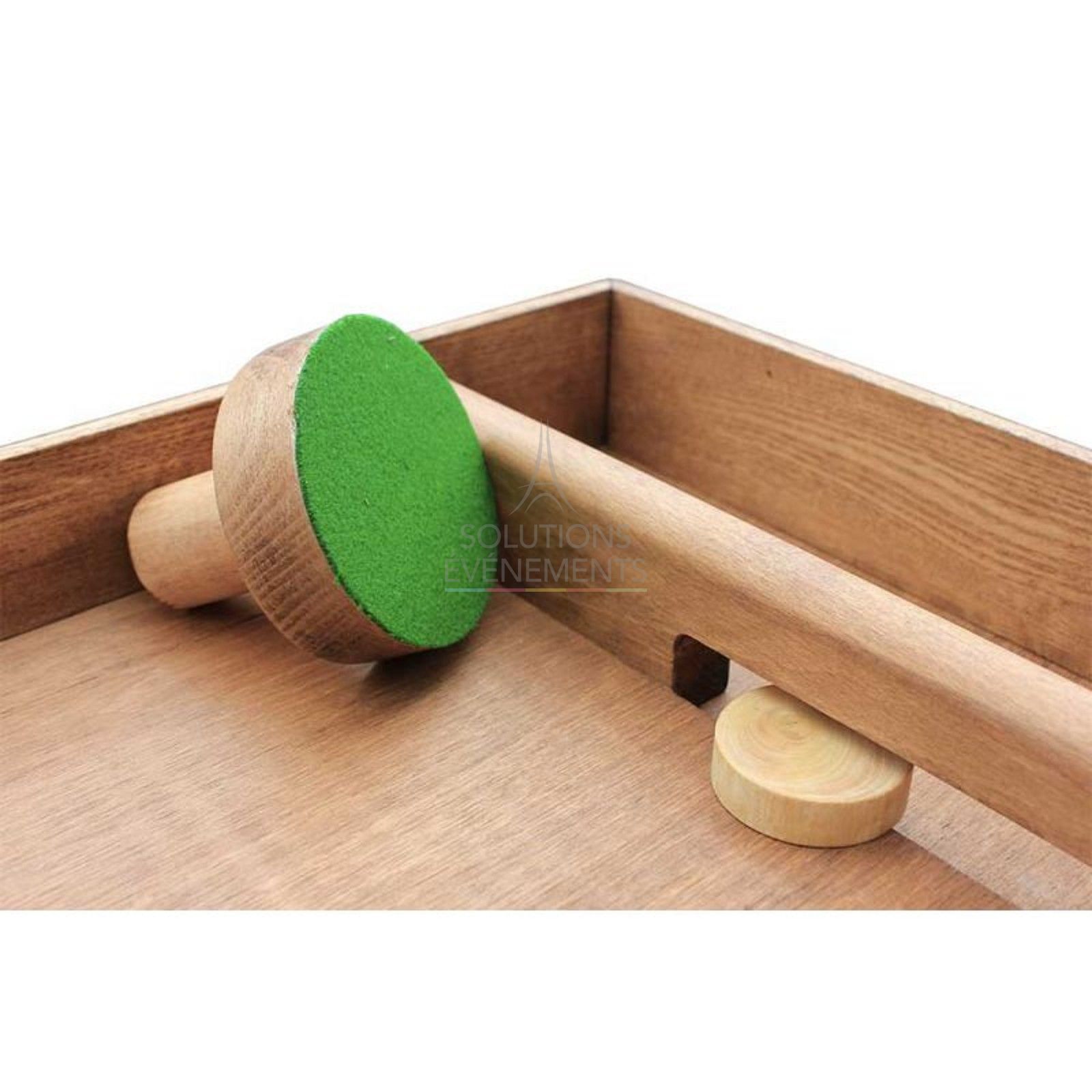 Location de jeu a glisser / table de hokey en bois