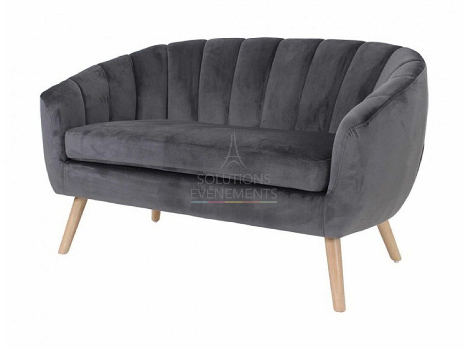 Location canapé design style scandinave 2 à 3 personnes