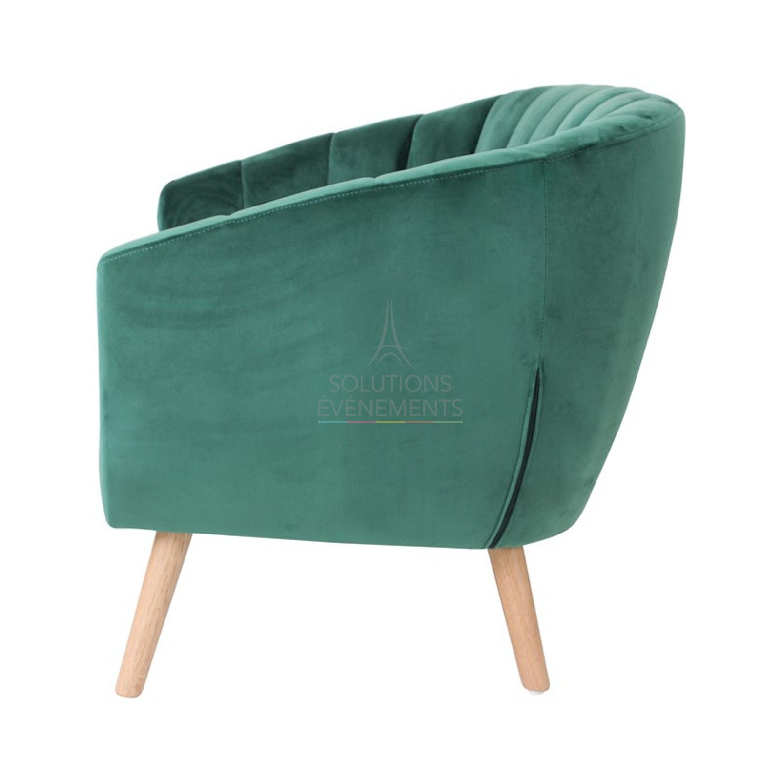Juliette green velvet sofa - Visual 3