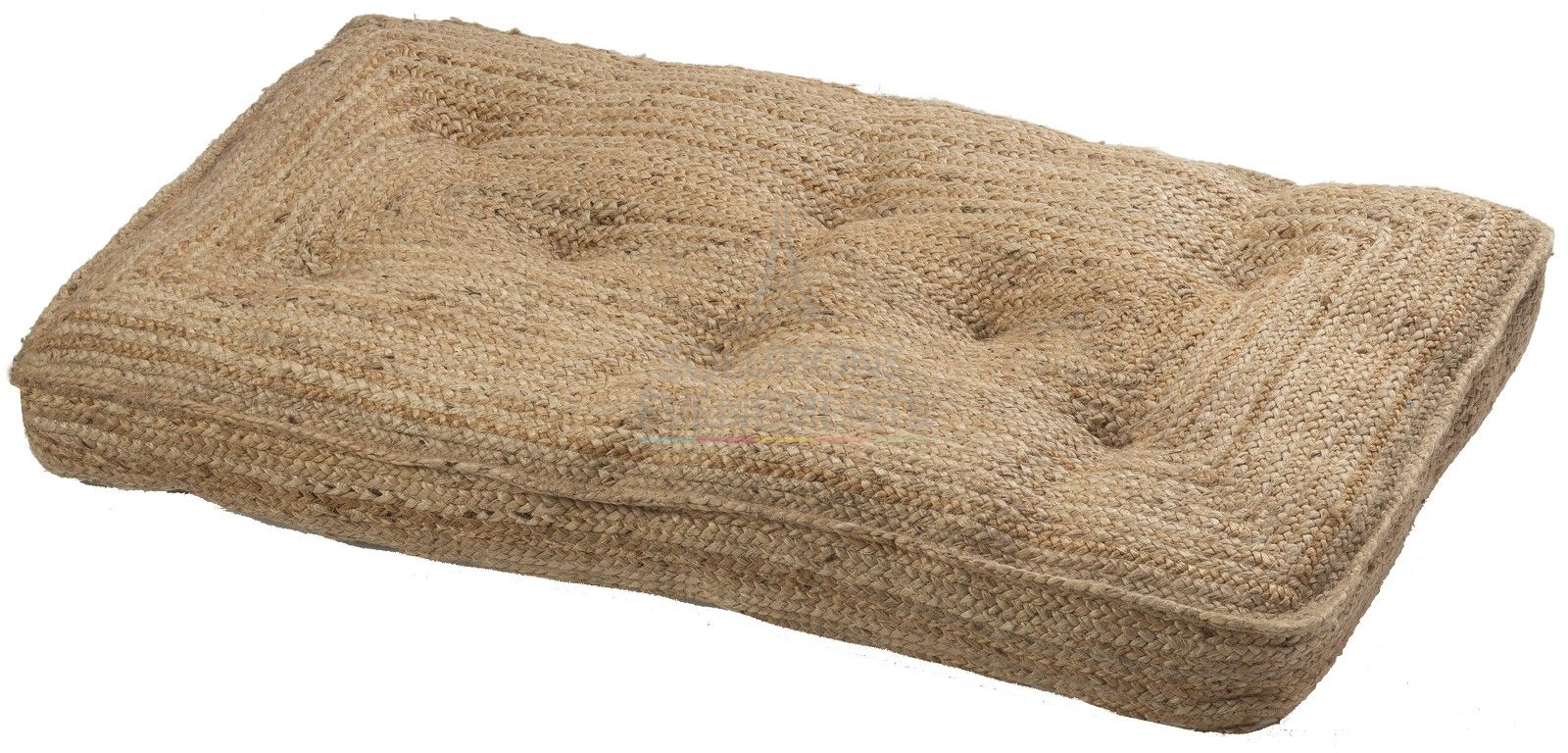 Jute cushion rental for pallet sofa