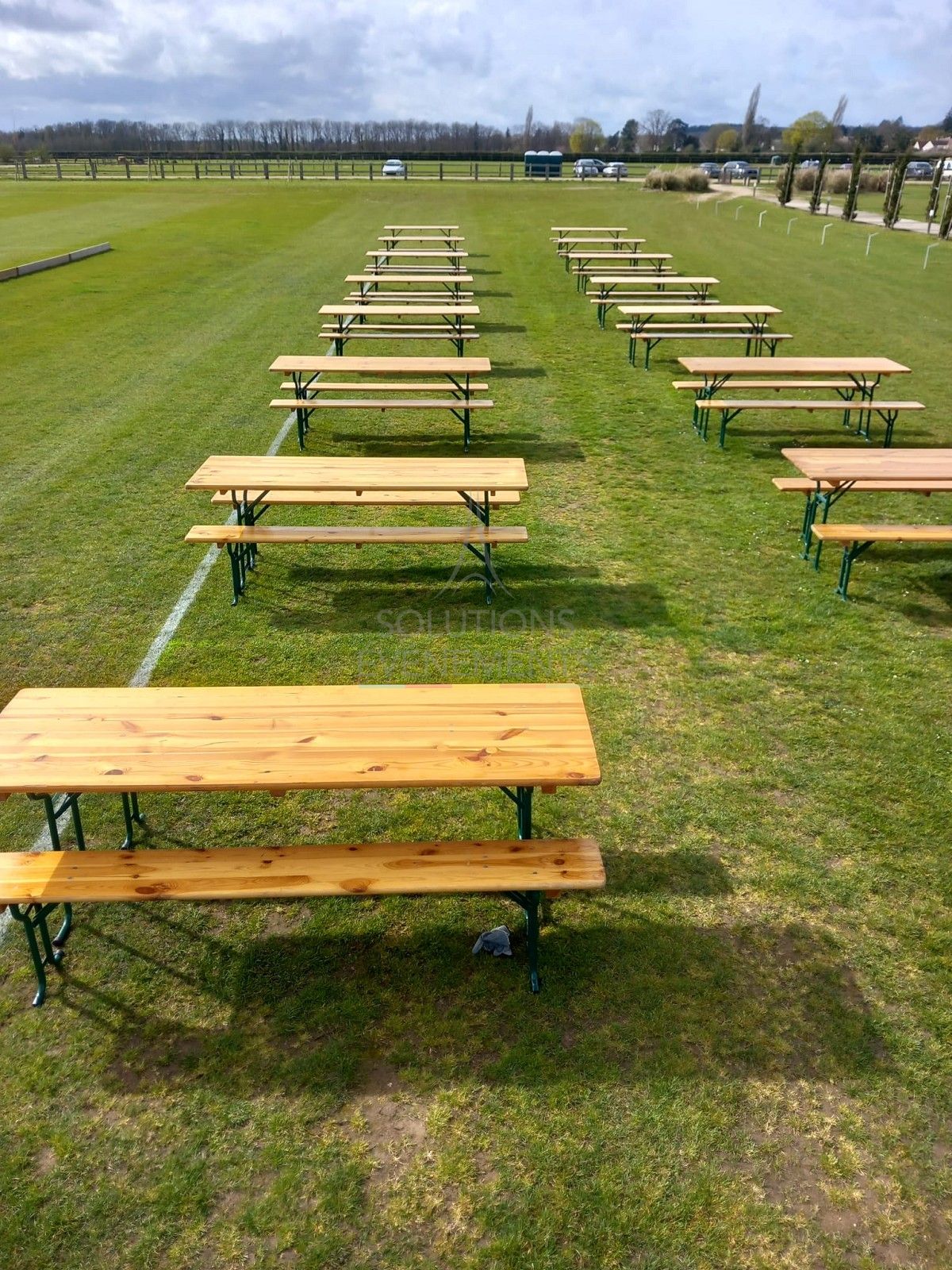 Kermesse table and bench kit - Visual 6