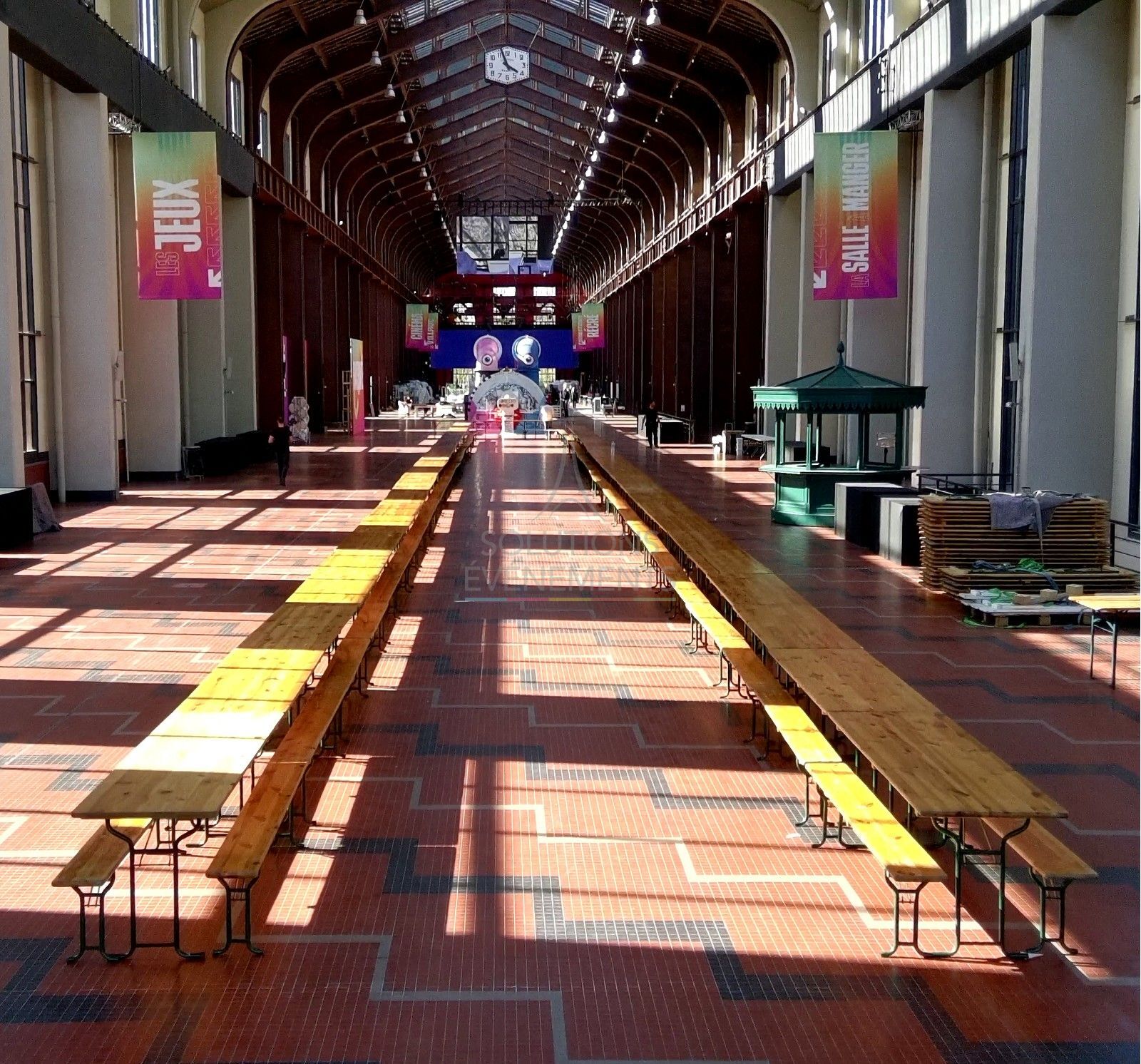 Kermesse table and bench kit - Visual 2