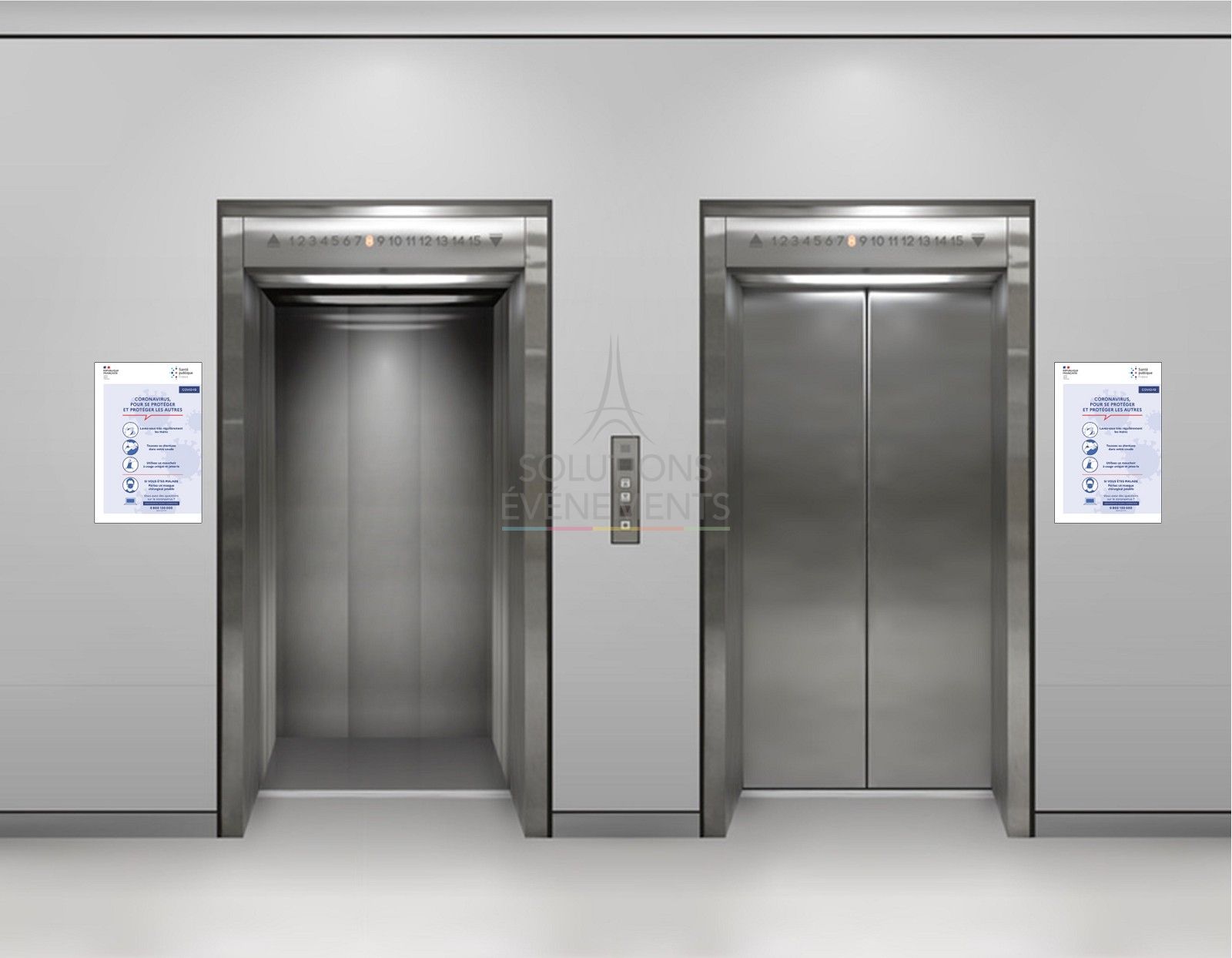 Kit 2 Panneaux Information COVID19 - Visuel 2