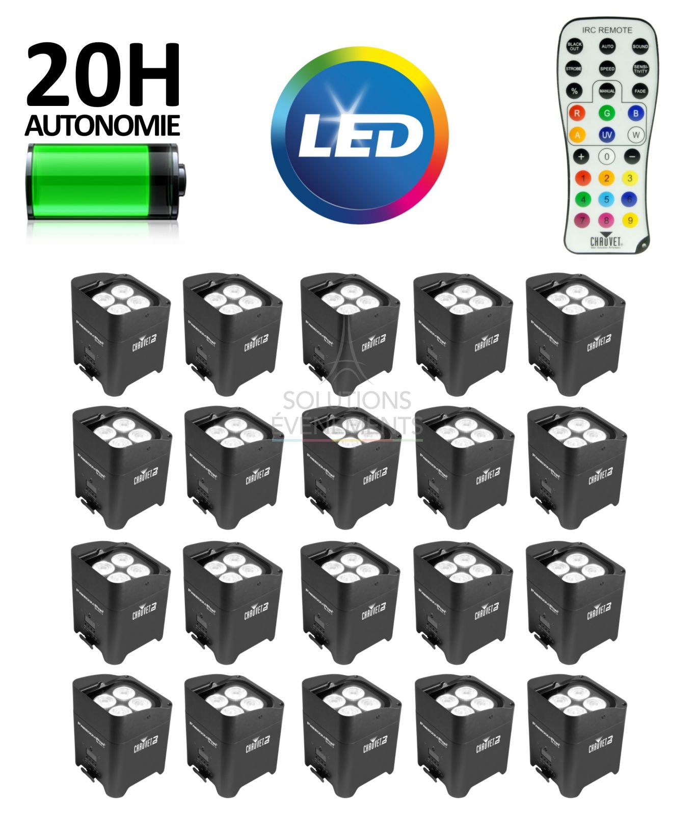 Kit LED avec télécommande sans fil