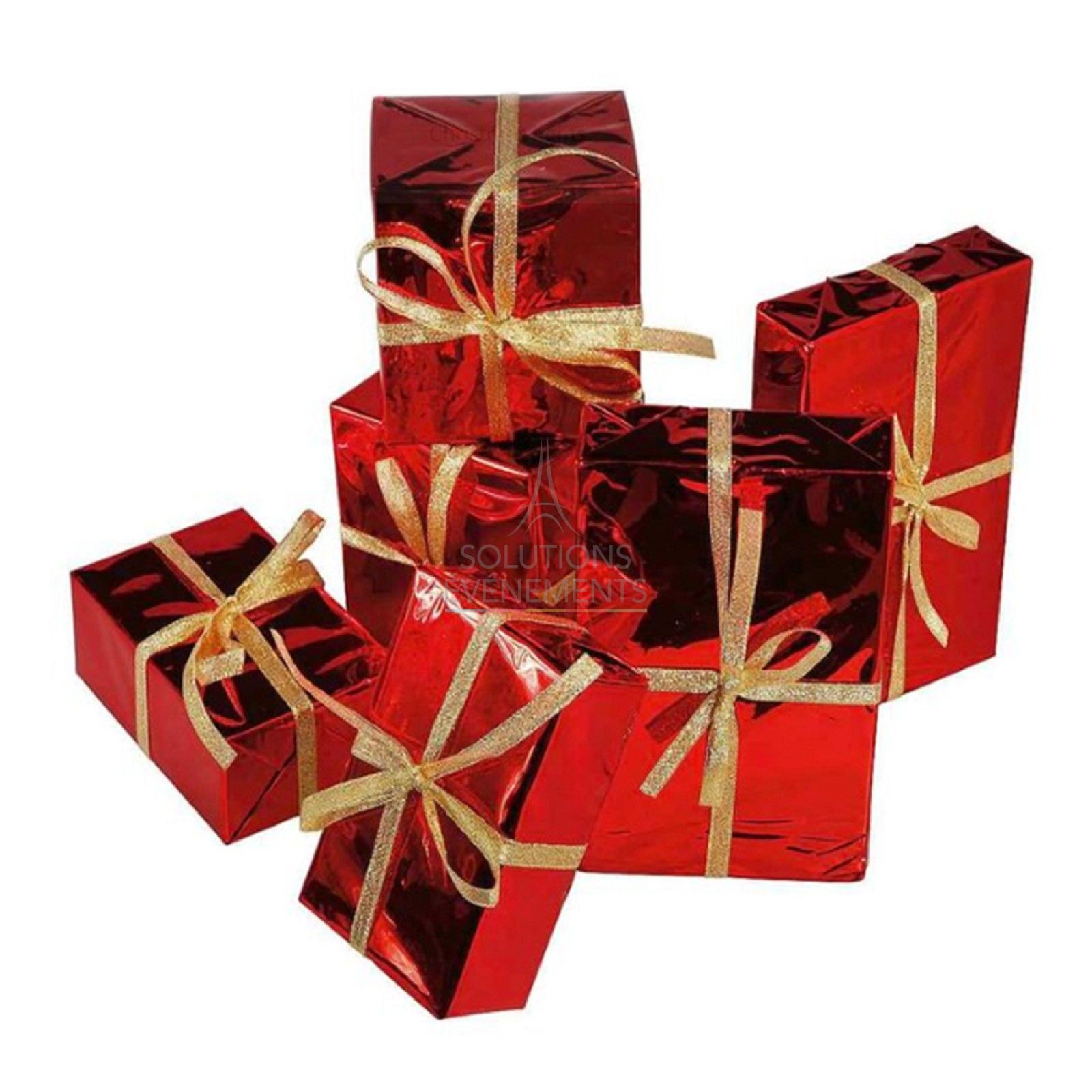 Location petits coffrets cadeaux de Noël décoratifs