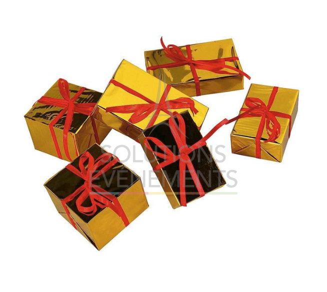 Location petits coffrets cadeaux de Noël décoratifs
