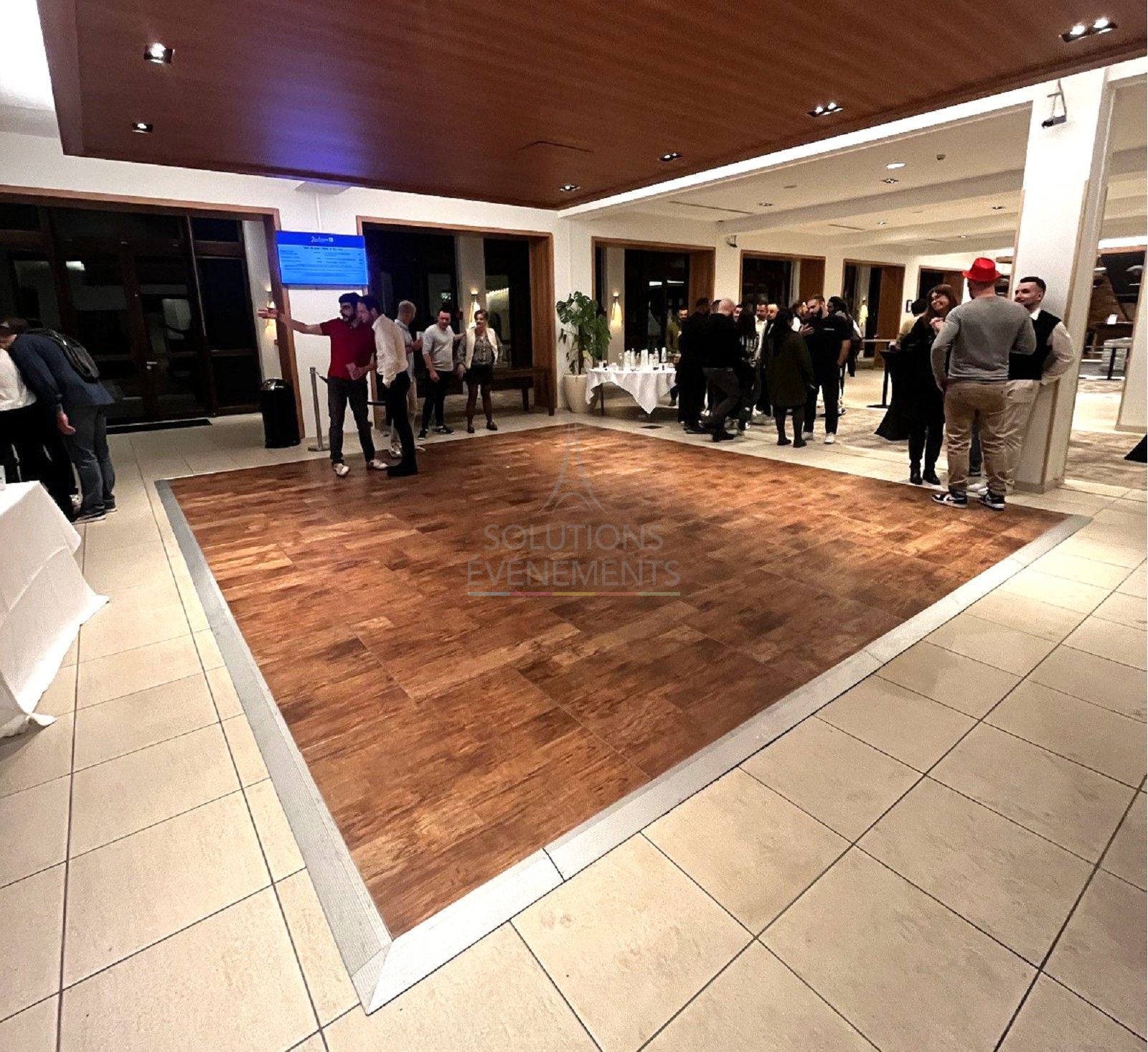 kit parquet piste de danse - intérieur - 41 m2 - 100 pax - visuel 6