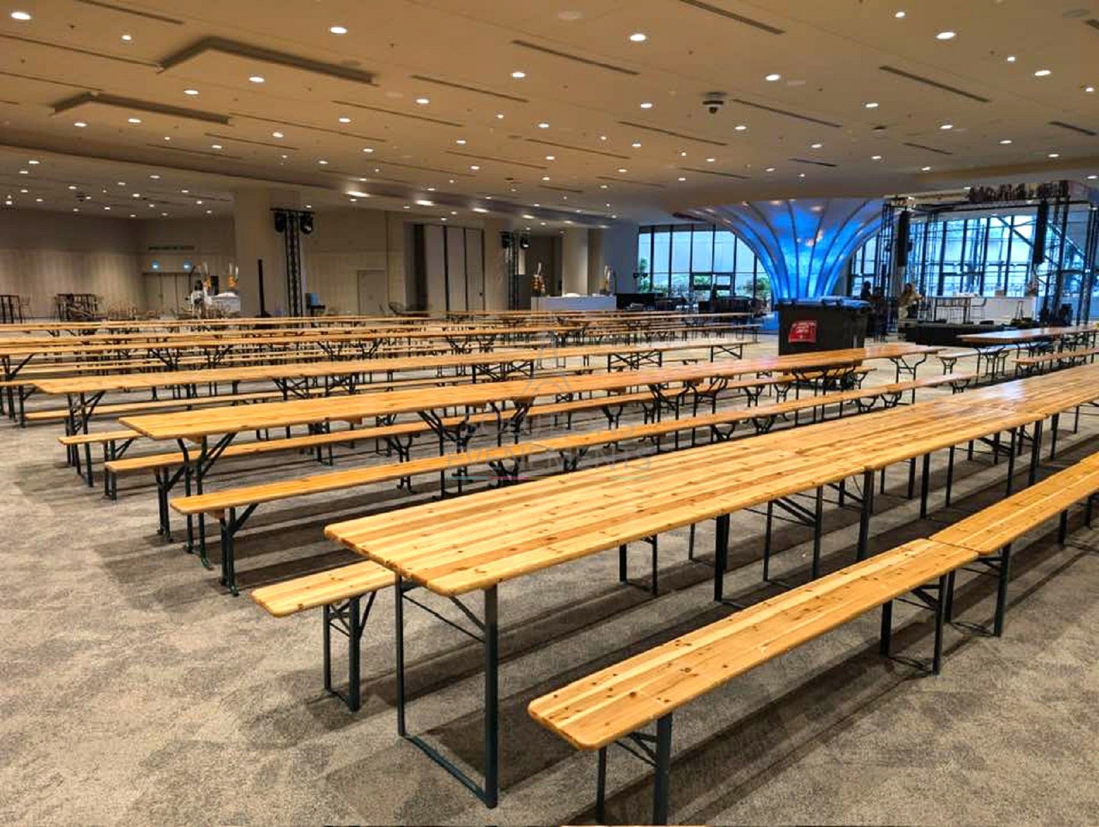 Location Table Bancs Bois Kermesse Banquet