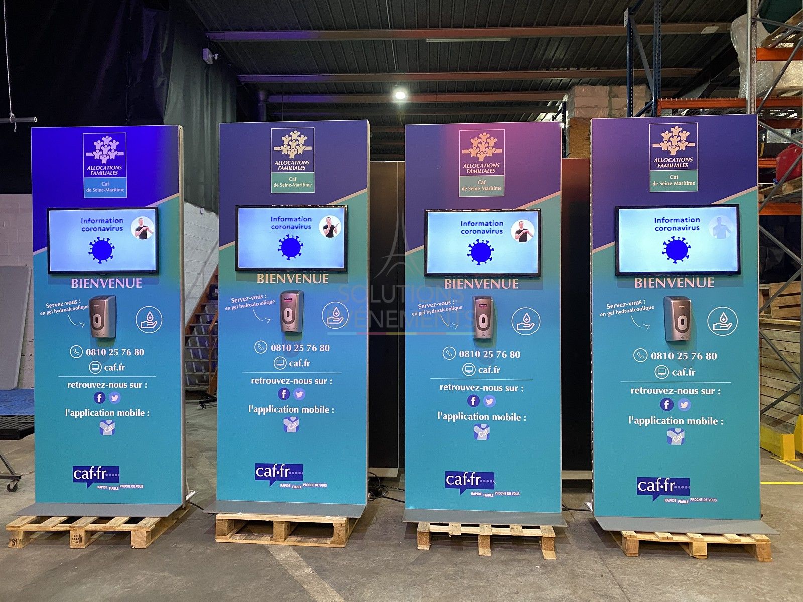 Klean250 personnalisé- distributeur gel hydroalcoolique avec ecran - Visuel 4