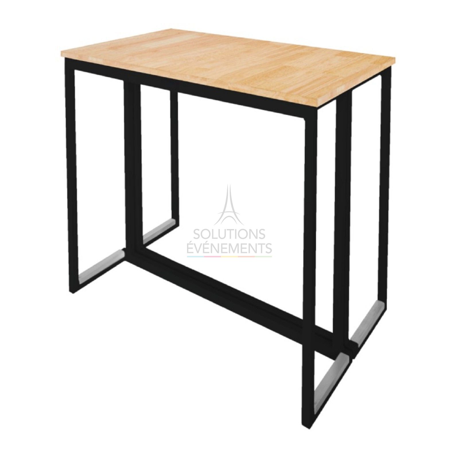 Location de table haute au design moderne
