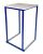 kubo blue high table rental with recycled terrazzo top