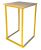 kubo yellow high table rental, senlis tray