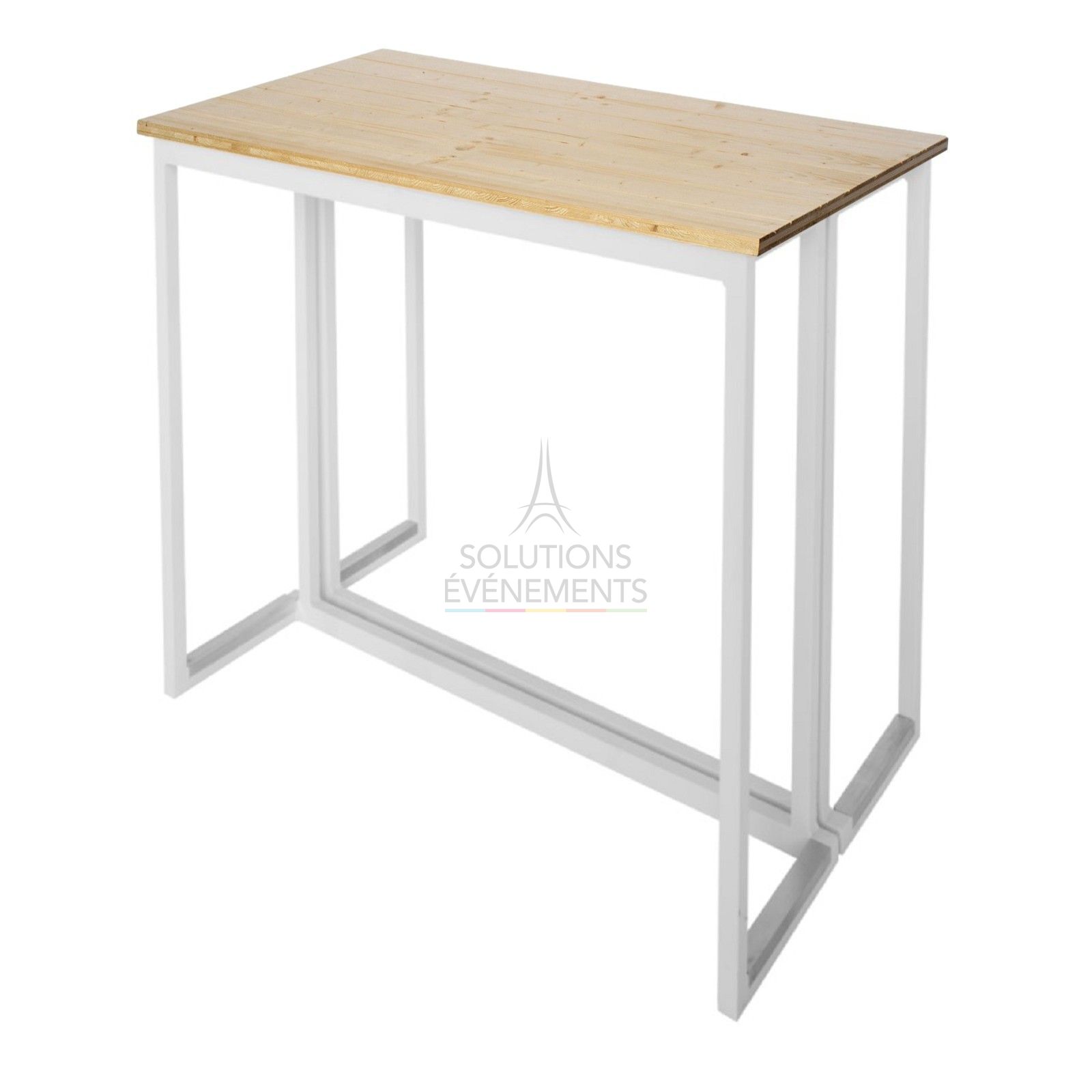 Location de table haute au design moderne