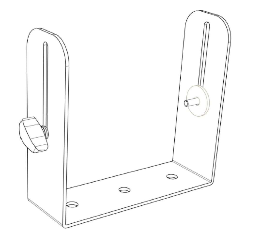 Location étrier, lyre d'accroche