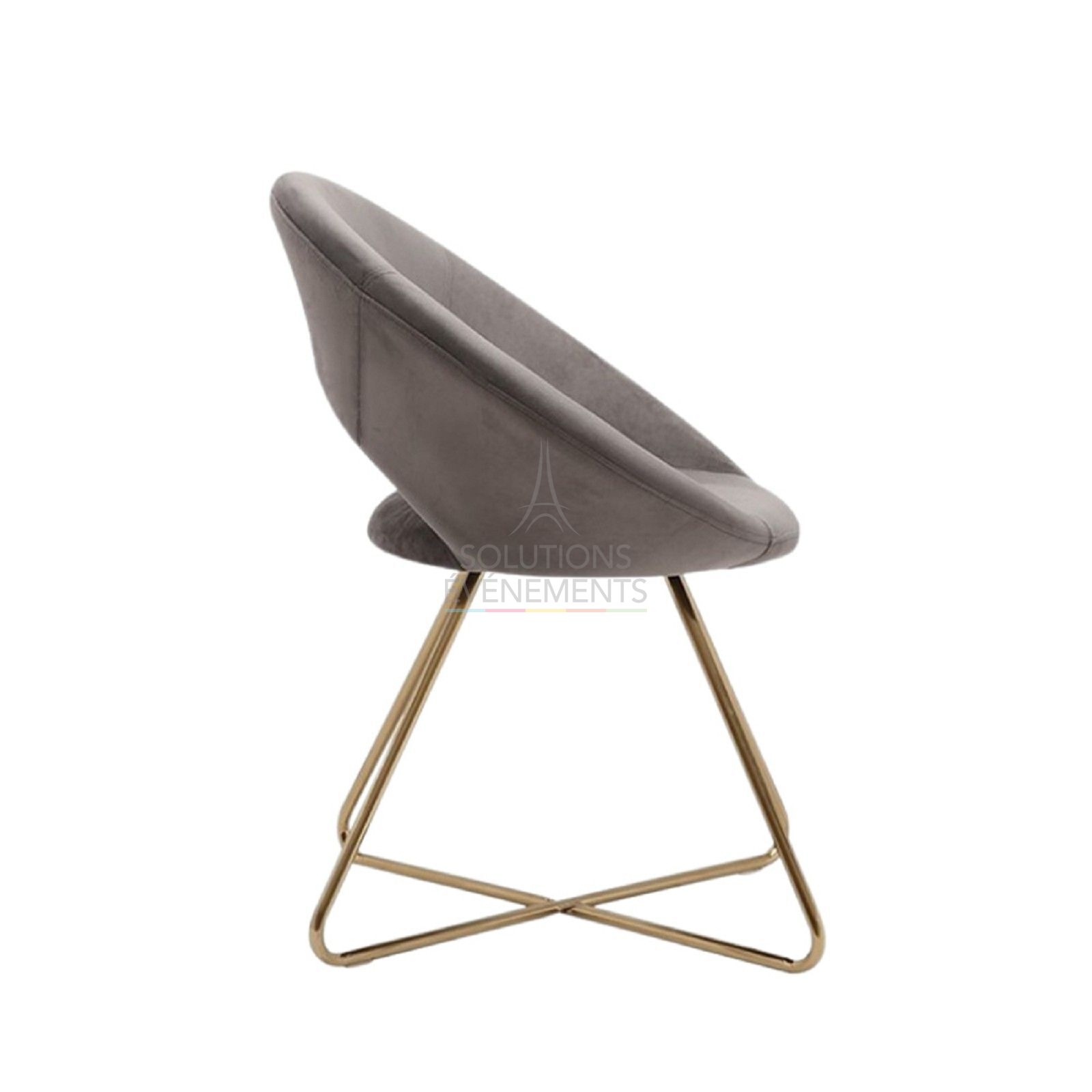 Leandro gray armchair - Visual 2