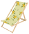 lemon pattern deckchair rental