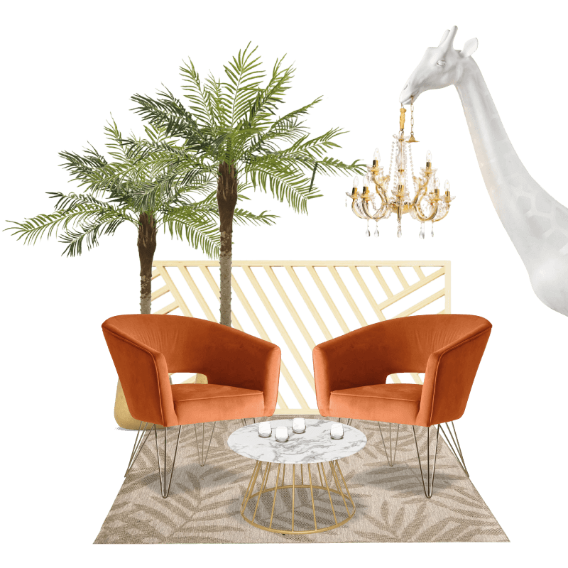 moodboard of the léon léonor collection