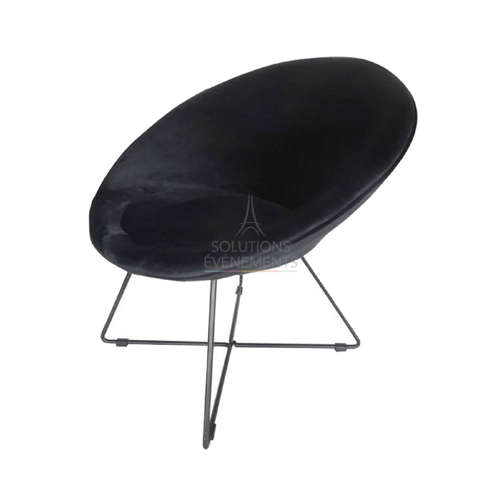 Rental of designer & trendy velvet armchair